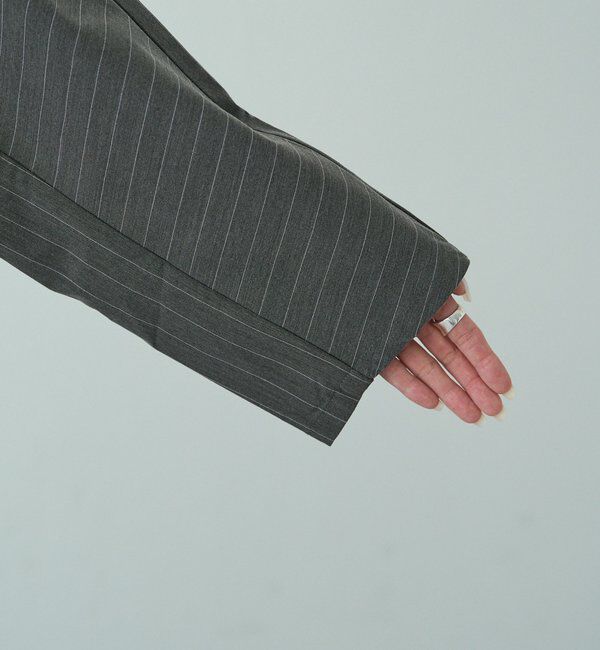  「【セットアップ対応】ダブルデザインストレッチテーラードジャケット」|テーラードジャケット|