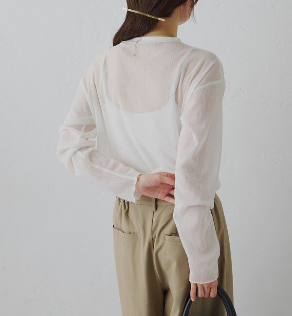  「トリコットメッシュカットソー」|Tシャツ・カットソー|