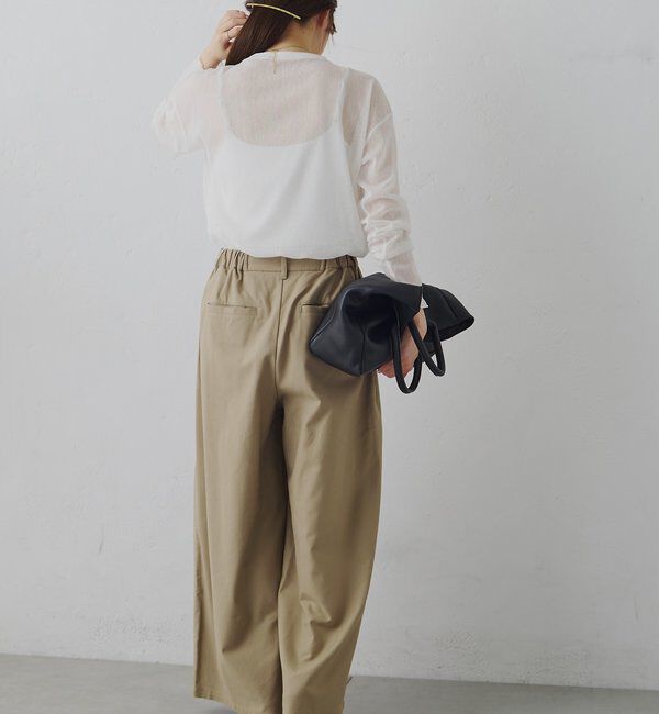  「トリコットメッシュカットソー」|Tシャツ・カットソー|