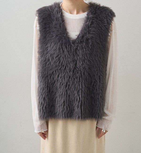  「シャギーニットベスト」|ニット・セーター|