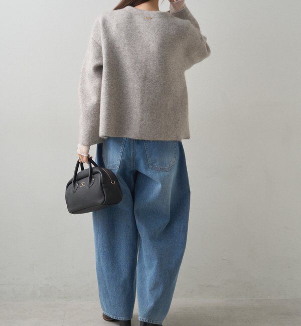  「Wフェイスニットノーカラージャケット」|テーラードジャケット|