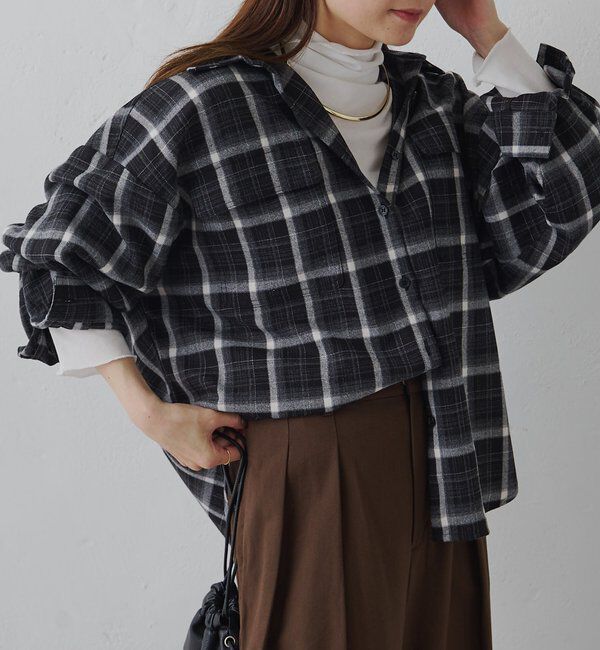  「オンブレチェックシャツ」|シャツ・ブラウス|