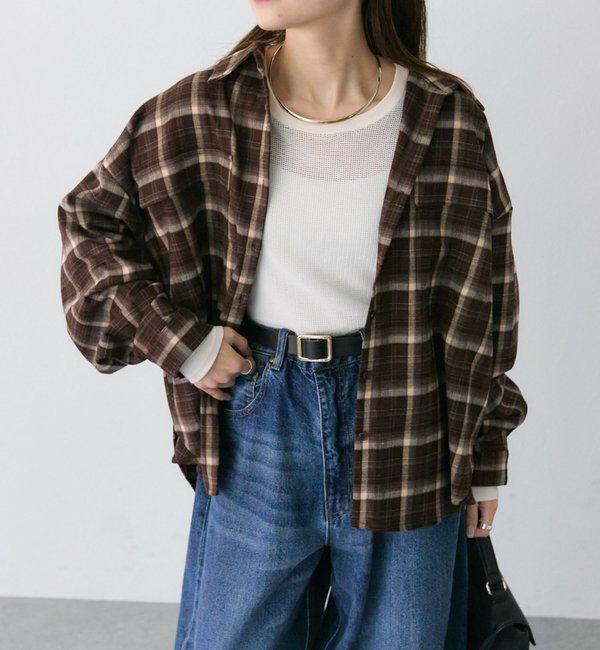  「オンブレチェックシャツ」|シャツ・ブラウス|