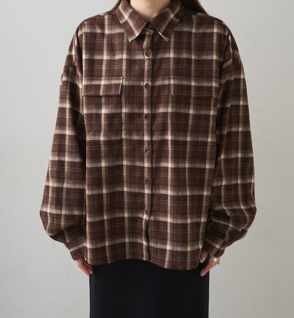  「オンブレチェックシャツ」|シャツ・ブラウス|