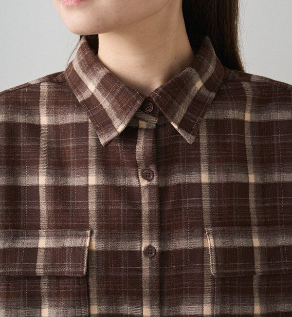  「オンブレチェックシャツ」|シャツ・ブラウス|