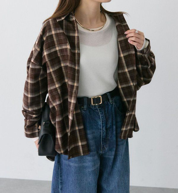  「オンブレチェックシャツ」|シャツ・ブラウス|