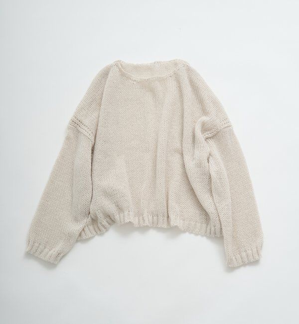  「3Gドロップ天竺ニットプルオーバー」|プルオーバー|