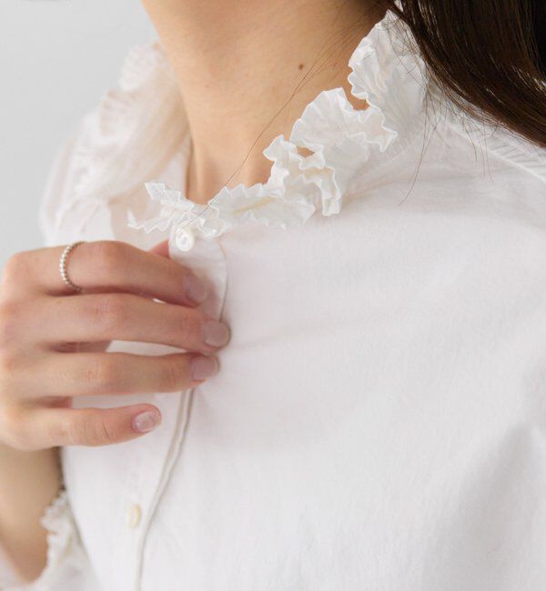  「襟袖プリーツブラウス」|シャツ・ブラウス|