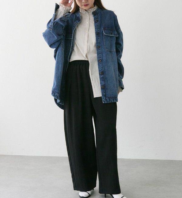  「襟袖プリーツブラウス」|シャツ・ブラウス|