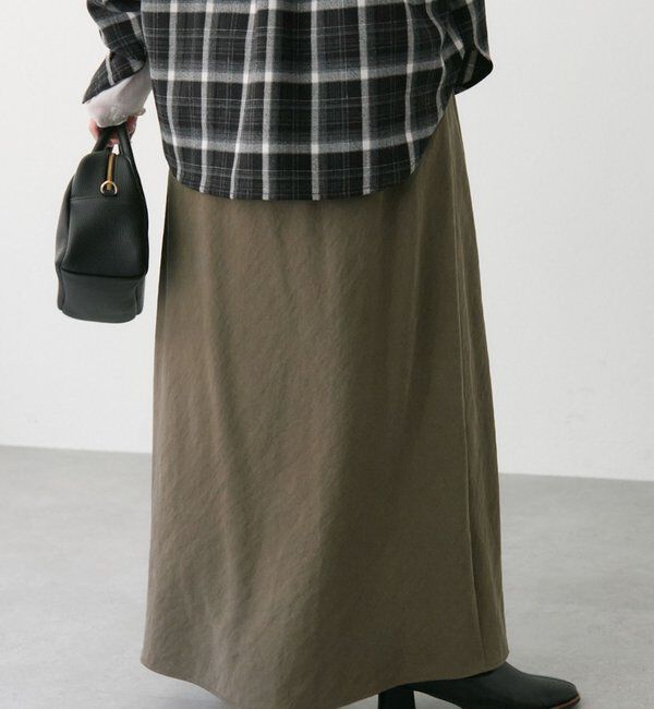  「【インフルエンサーセレクト】ソフトツイルバイヤススカート」|スカート|