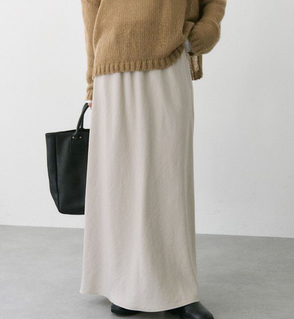  「【インフルエンサーセレクト】ソフトツイルバイヤススカート」|スカート|