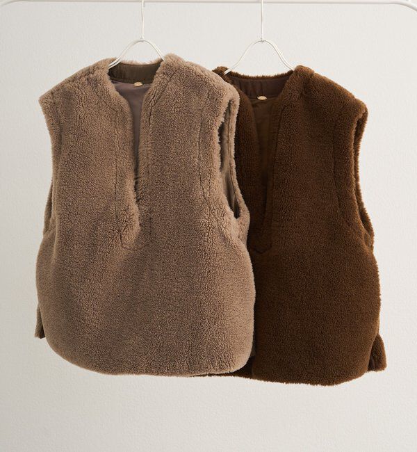  「リサイクルボアベスト」|ダウンベスト・ベスト|