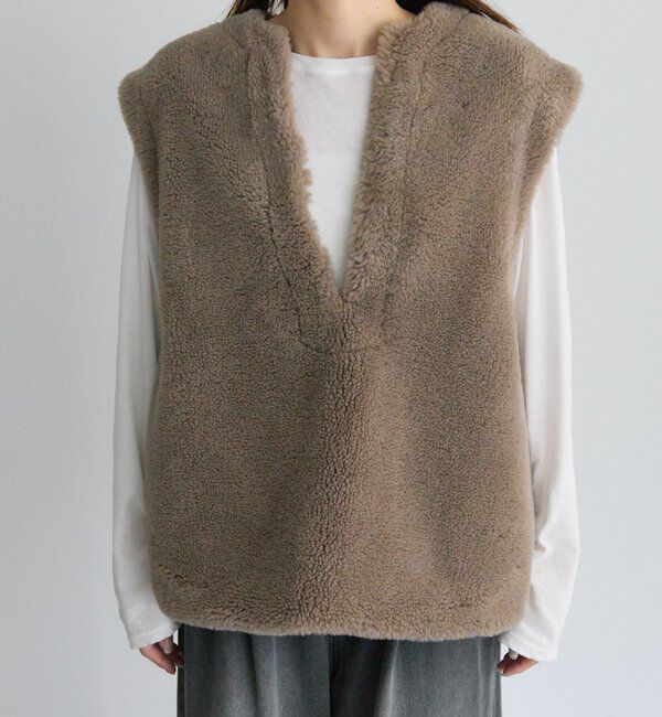  「リサイクルボアベスト」|ダウンベスト・ベスト|