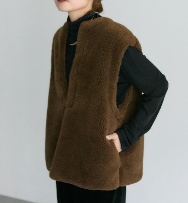  「リサイクルボアベスト」|ダウンベスト・ベスト|