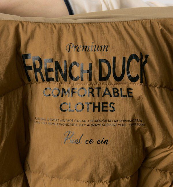  「フレンチダックダウンジップアップジャケット」|テーラードジャケット|