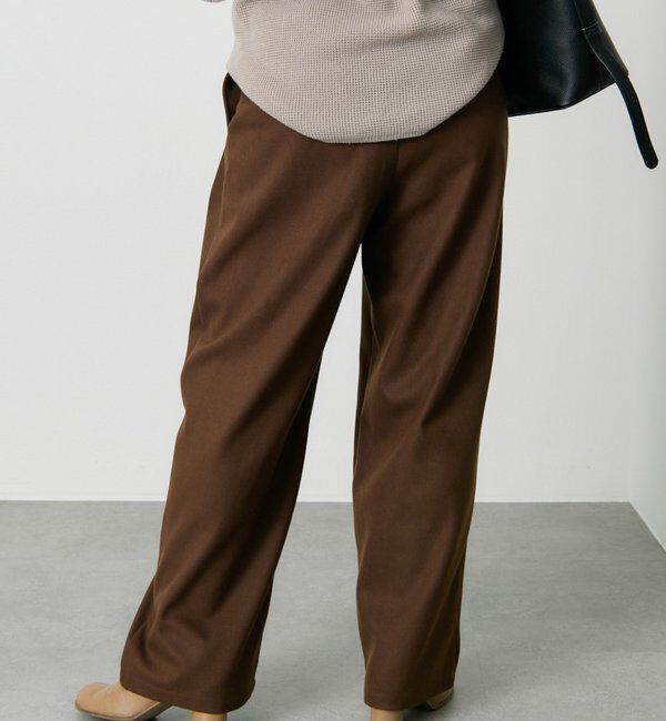  「【2サイズ展開/インフルエンサー企画】ツータック起毛スラックスパンツ」|その他|