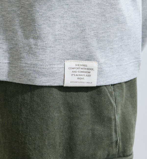  「スムース起毛2WAYヘンリーネックカットソー」|プルオーバー|