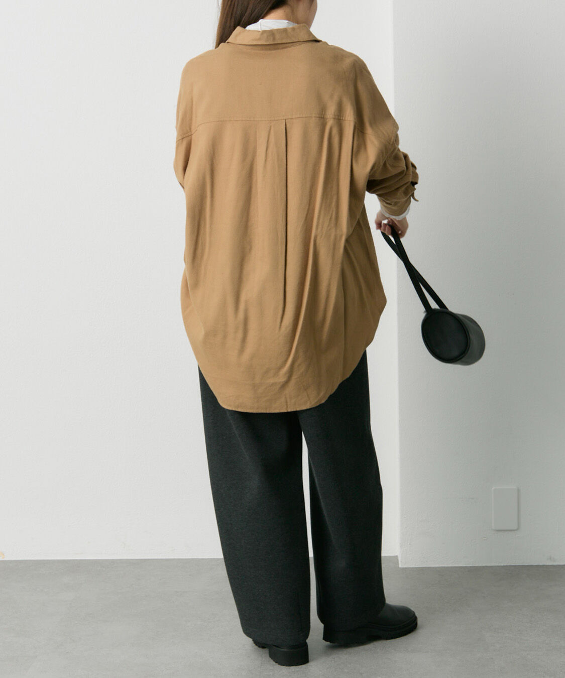  「起毛オーバーシャツブラウス」|シャツ・ブラウス|