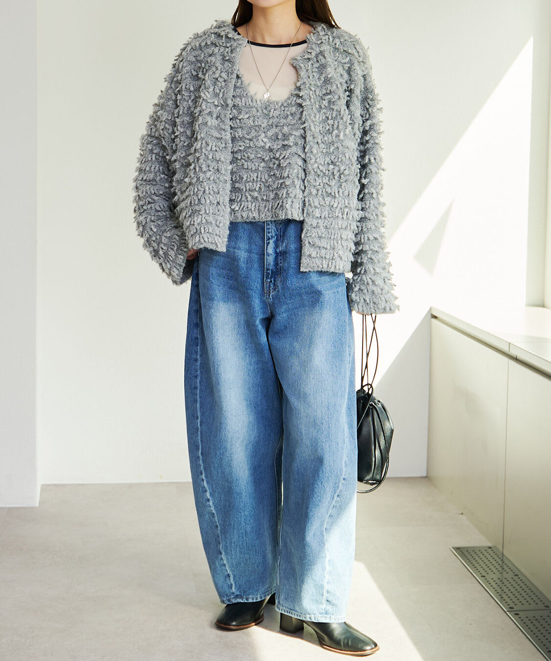  「ループフリンジニットビスチェ」|ニット・セーター|