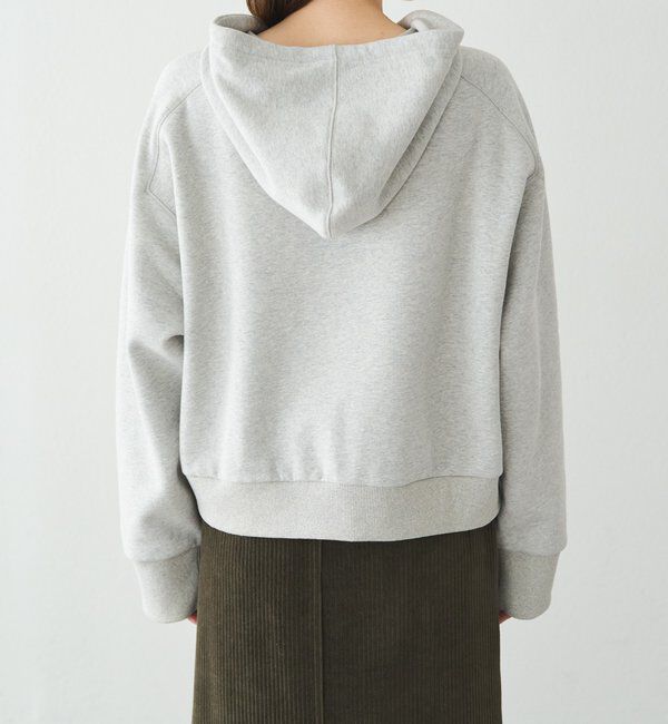  「裏起毛スウェットショートパーカー」|プルオーバー|