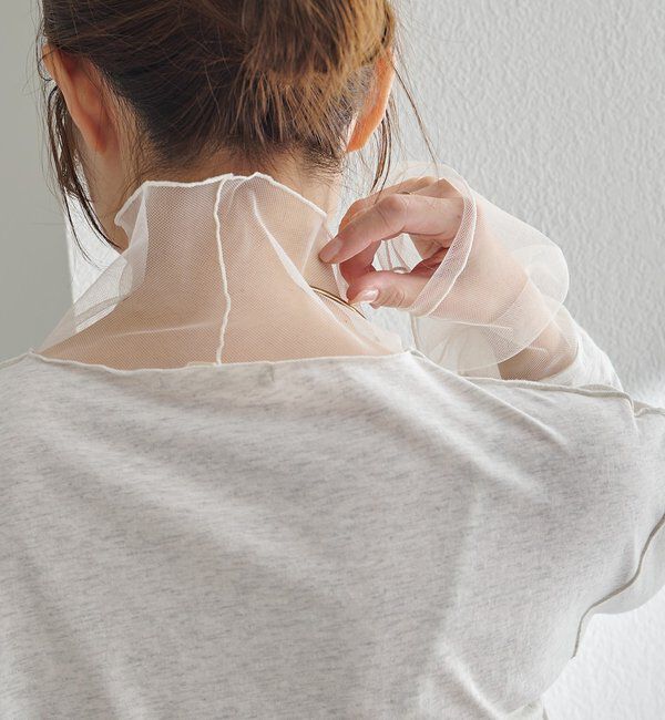  「【リバイバル】チュールドッキングレイヤードカットソー」|プルオーバー|