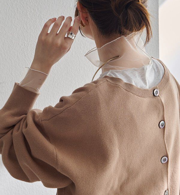  「【リバイバル】チュールドッキングレイヤードカットソー」|プルオーバー|