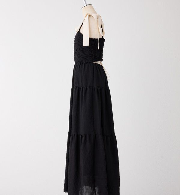  「背中あきティアードキャミワンピ」|ワンピース|