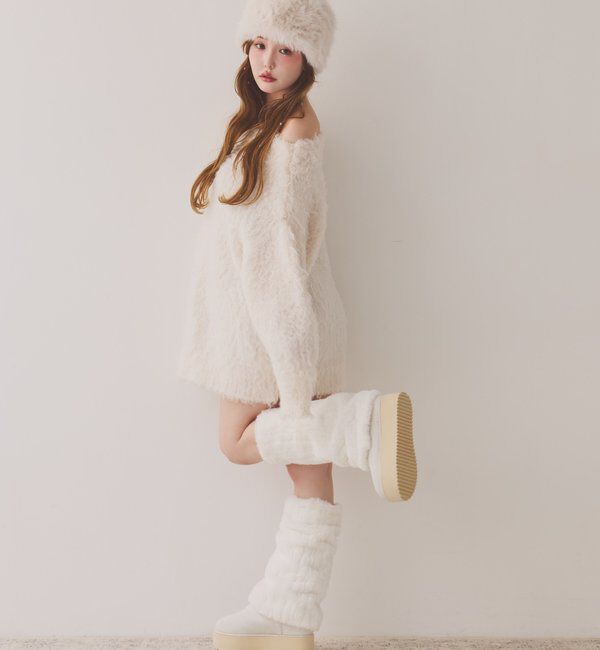  「メリーカールチュニックニット」|ニット・セーター|