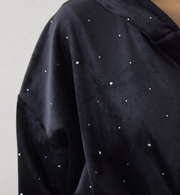  「セットアップ対応／ビジューパーカー」|プルオーバー|