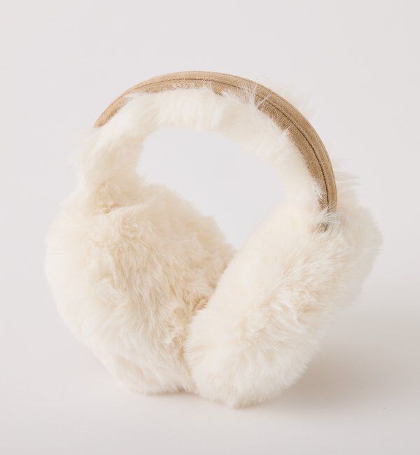  「刺繍入りフェイクムートンイヤーマフ」|その他|