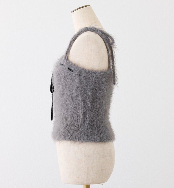  「milkyフェザーリボンビスチェ」|ニット・セーター|