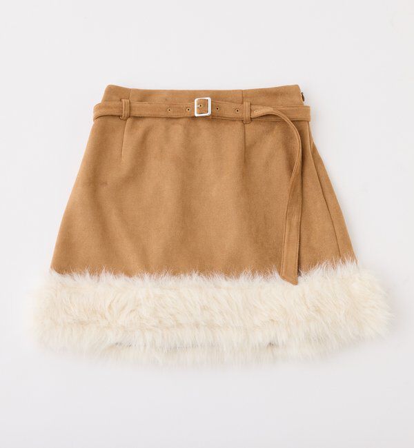  「フェイクムートンミニスカート」|スカート|
