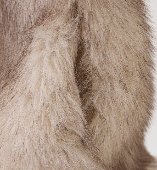  「ミドルフェイクファージャケット」|ダウンベスト・ベスト|