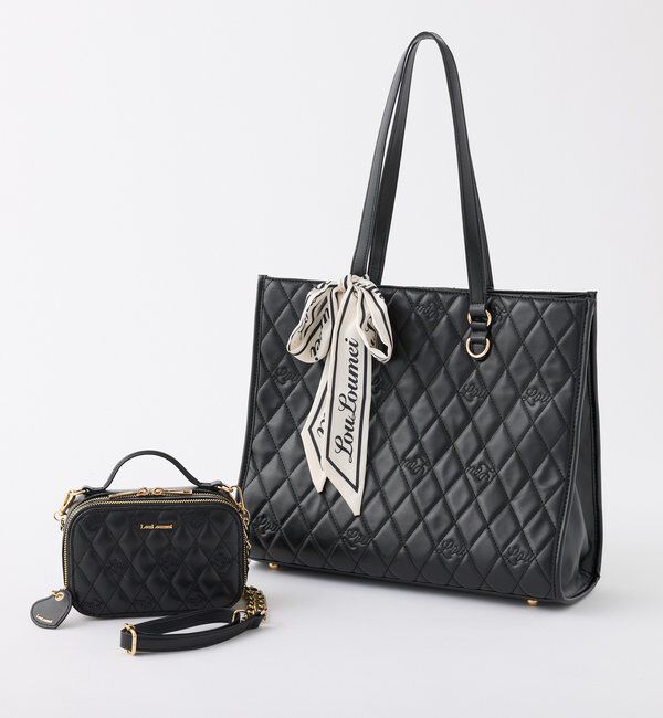  「【LouLoumei】スカーフ付きキャリーオントート/自立可能」|トートバッグ|