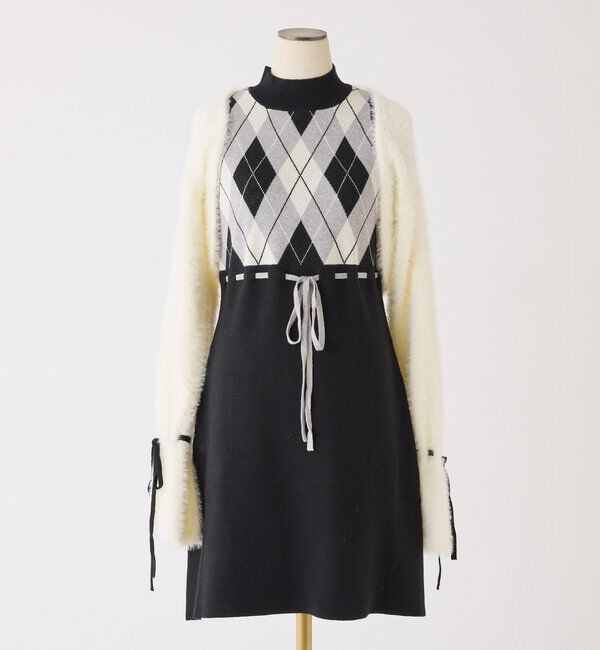  「アーガイルワンピセット」|ワンピース|