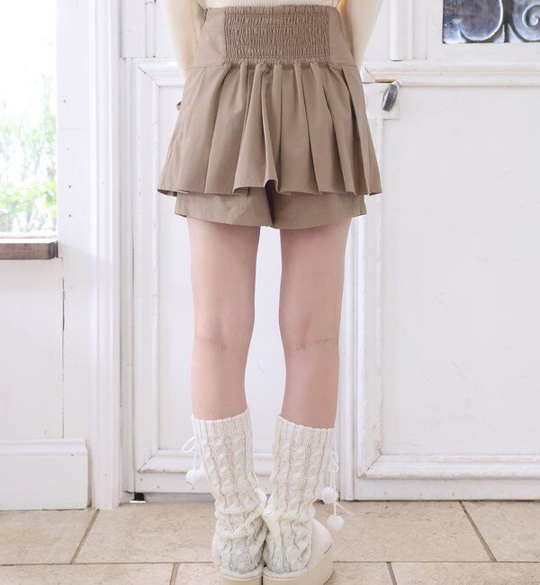  「プリーツミニスカパン」|スカート|