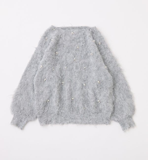  「ビジューシャギーニット」|ニット・セーター|