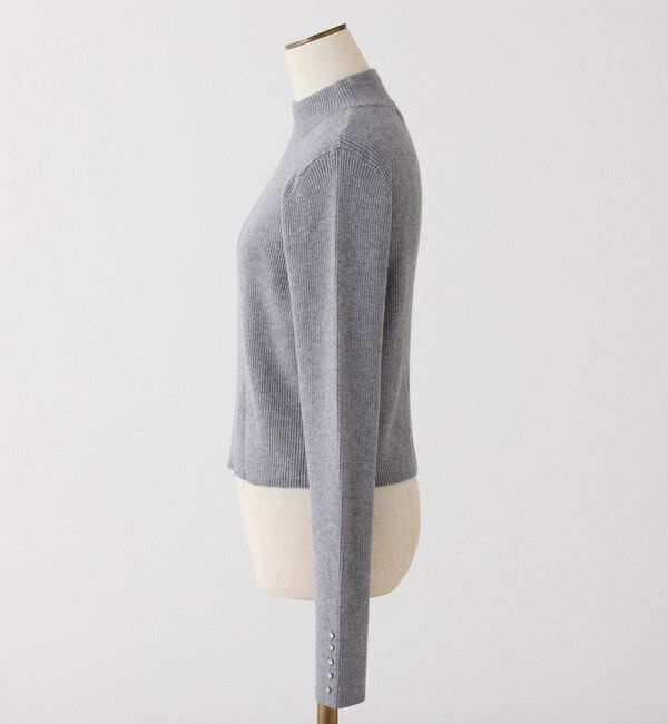  「袖ボタンプチハイニット」|ニット・セーター|