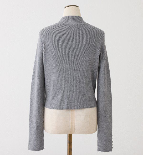  「袖ボタンプチハイニット」|ニット・セーター|