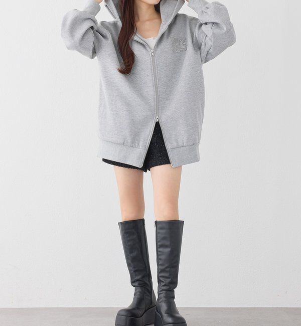  「ロゴグリッターパーカー」|プルオーバー|