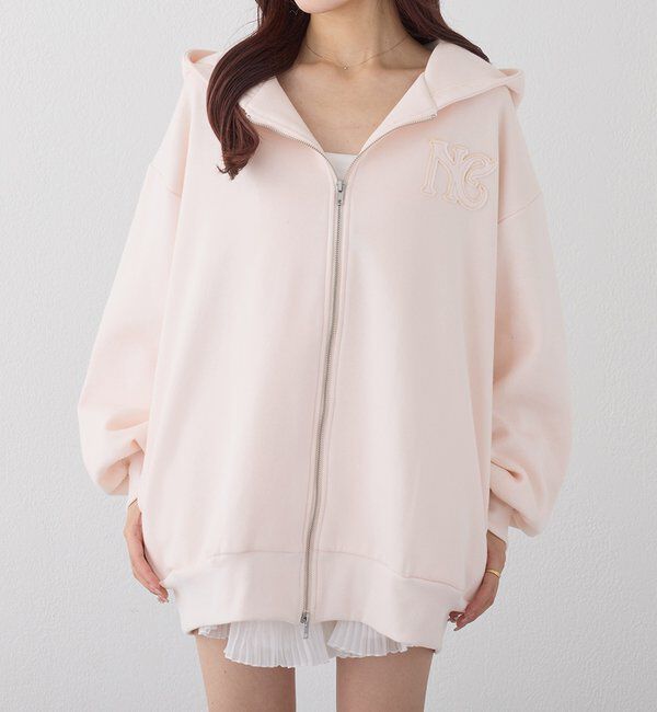  「ロゴグリッターパーカー」|プルオーバー|