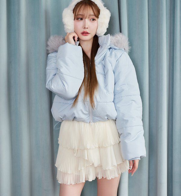  「【HolidayCollection】プリーツティアードミニスカート」|スカート|