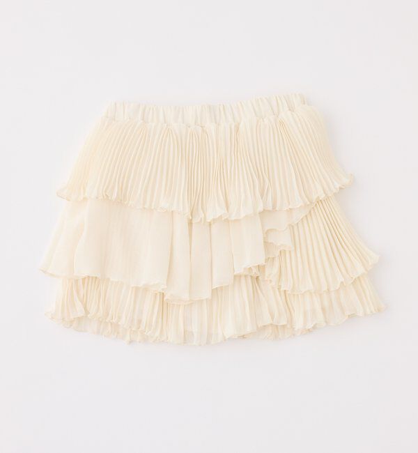  「【HolidayCollection】プリーツティアードミニスカート」|スカート|