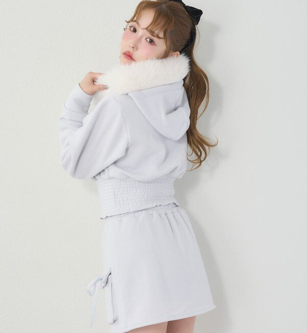  「【セットアップ可能】カットミニスカート」|スカート|