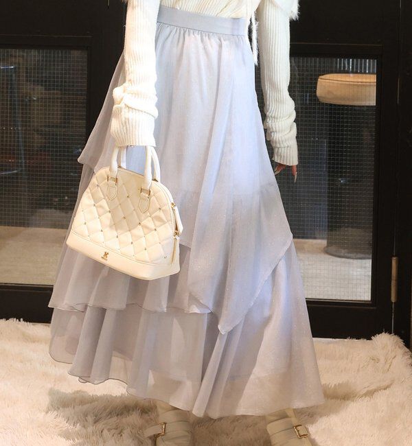  「ティアードロングスカート」|スカート|
