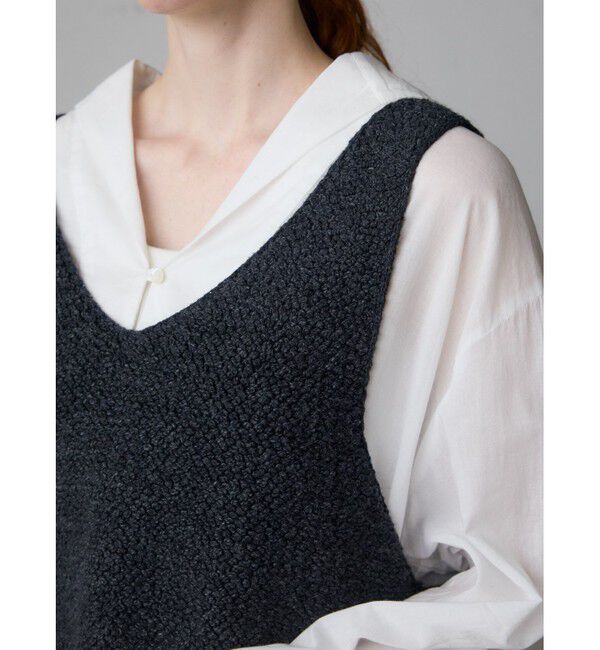 MidiUmi「MidiUmi パイルボアニットベスト」|ベスト・ジレ|