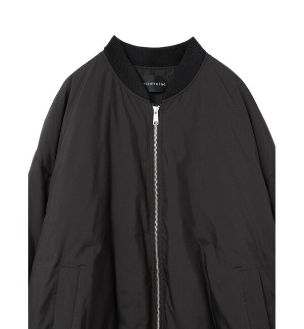 mizuiro ind「mizuiro ind ワイドジップダウンブルゾン」|ダウン|
