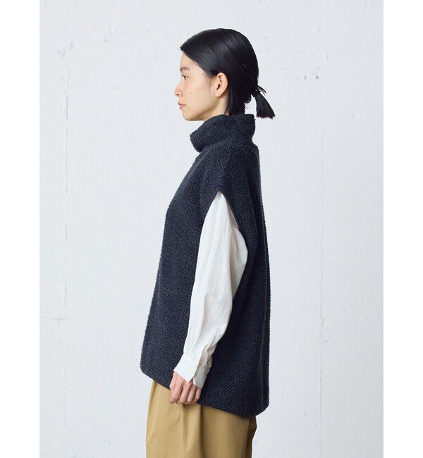 MidiUmi「MidiUmi パイルボアハイネックベスト」|ベスト・ジレ|