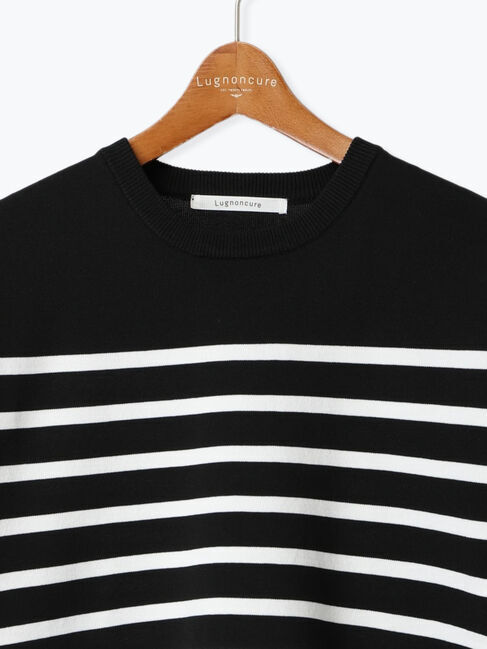 Lugnoncure「無地/柄アソート無撚糸クルーネックニット」|ニット・セーター|