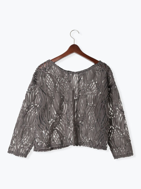 Te chichi TERRASSE「前後2WAYチュールジャカードブラウス」|シャツ・ブラウス|